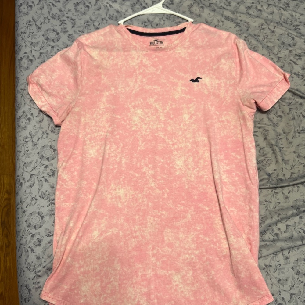 Hollister Pink Tie-Dye T-Shirt